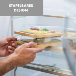 Glaswerk Hermatige Aufschnittbox Mit Glasdeckel Borosilikatglas Bambus Schneidebrett 14 Glaswerk Hermatige Aufschnittbox Mit Glasdeckel Borosilikatglas Bambus Schneidebrett -Klarstein 10036378 de 0006 logo