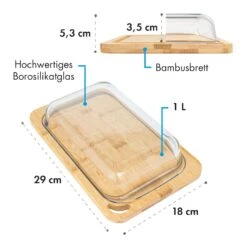 Glaswerk Hermatige Aufschnittbox Mit Glasdeckel Borosilikatglas Bambus Schneidebrett 15 Glaswerk Hermatige Aufschnittbox Mit Glasdeckel Borosilikatglas Bambus Schneidebrett -Klarstein 10036378 de 0007 logo