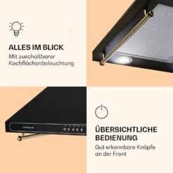 Victoria Dunstabzugshaube 60cm Retro-Design 644,5m³/h 2 LED-Lampen 12 Victoria Dunstabzugshaube 60cm Retro-Design 644,5m³/h 2 LED-Lampen -Klarstein 10036448 de 0004 logo