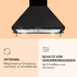 Victoria Dunstabzugshaube 60cm Retro-Design 644,5m³/h 2 LED-Lampen 13 Victoria Dunstabzugshaube 60cm Retro-Design 644,5m³/h 2 LED-Lampen -Klarstein 10036448 de 0005 logo