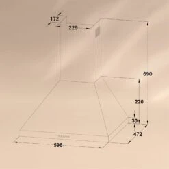 Victoria Dunstabzugshaube 60cm Retro-Design 644,5m³/h 2 LED-Lampen 14 Victoria Dunstabzugshaube 60cm Retro-Design 644,5m³/h 2 LED-Lampen -Klarstein 10036448 de 0006 logo