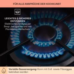 Alchemist 3 Gaskochfeld 3-flammig Aluminium-Brenner Glaskeramik 15 Alchemist 3 Gaskochfeld 3-flammig Aluminium-Brenner Glaskeramik -Klarstein 10037804 de 0005 usp