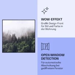 Wonderwall Air Art Smart Infrarotheizung Wald 60x60cm 350W -Klarstein 10037819 de 0006 logo