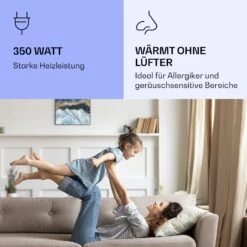 Wonderwall Air Art Smart Infrarotheizung Blauer Marmor 60x60cm 350W -Klarstein 10037827 de 0005 logo