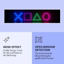 Wonderwall Air Art Smart Infrarotheizung Spiel 120x30cm 350W -Klarstein 10037842 de 0006 logo