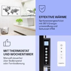 Wonderwall Air Art Smart Infrarotheizung Schwarze Karte 120x60cm 700W 13 Wonderwall Air Art Smart Infrarotheizung Schwarze Karte 120x60cm 700W -Klarstein 10037871 de 0004 logo