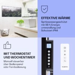 Wonderwall Air Art Smart Infrarotheizung Wald 120x60cm 700W -Klarstein 10037899 de 0004 logo