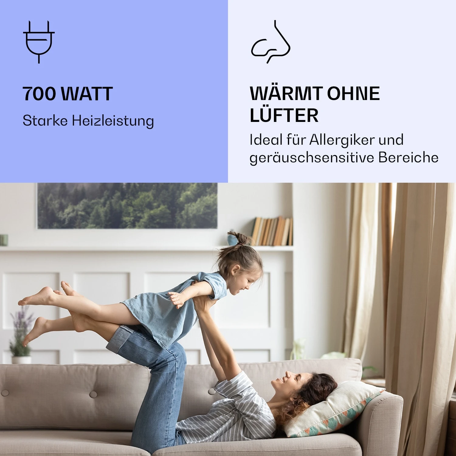 Wonderwall Air Art Smart Infrarotheizung Wald 120x60cm 700W 7 Wonderwall Air Art Smart Infrarotheizung Wald 120x60cm 700W – Bild 5