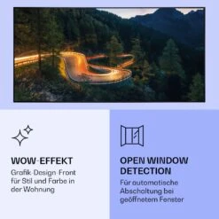 Wonderwall Air Art Smart Infrarotheizung Bergstraße 120x60cm 700W -Klarstein 10037901 de 0006 logo