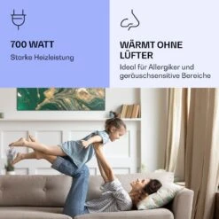 Wonderwall Air Art Smart Infrarotheizung Wirbel 120x60cm 700W -Klarstein 10037905 de 0005 logo