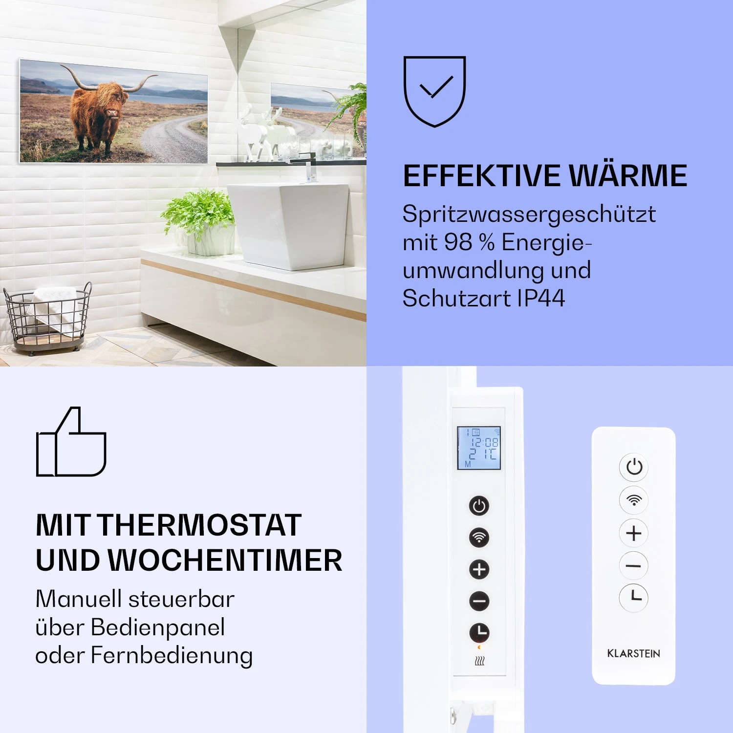 Wonderwall Air Art Smart Infrarotheizung Kuh 120x60cm 700W 6 Wonderwall Air Art Smart Infrarotheizung Kuh 120x60cm 700W – Bild 4