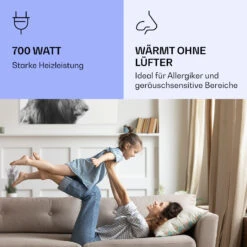 Wonderwall Air Art Smart Infrarotheizung Löwe 60x120cm 700W -Klarstein 10037926 de 0005 logo