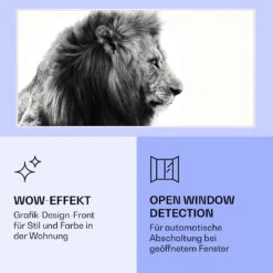 Wonderwall Air Art Smart Infrarotheizung Löwe 60x120cm 700W -Klarstein 10037926 de 0006 logo