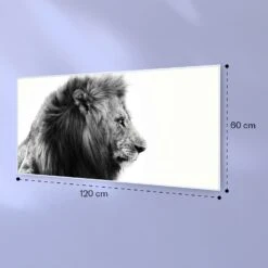 Wonderwall Air Art Smart Infrarotheizung Löwe 60x120cm 700W -Klarstein 10037926 yy 0007 logo