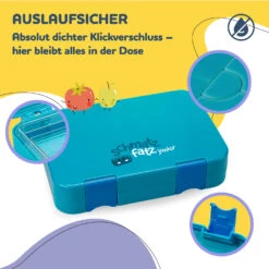 Schmatzfatz Junior Lunchbox 6 Fächer 21,3 X 15 X 4,5 Cm (BxHxT) 12 Schmatzfatz Junior Lunchbox 6 Fächer 21,3 X 15 X 4,5 Cm (BxHxT) -Klarstein 10037944 de 0003 usp