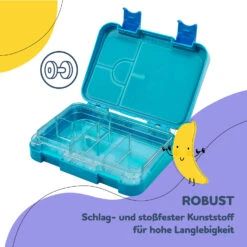 Schmatzfatz Junior Lunchbox 6 Fächer 21,3 X 15 X 4,5 Cm (BxHxT) 15 Schmatzfatz Junior Lunchbox 6 Fächer 21,3 X 15 X 4,5 Cm (BxHxT) -Klarstein 10037944 de 0006 usp