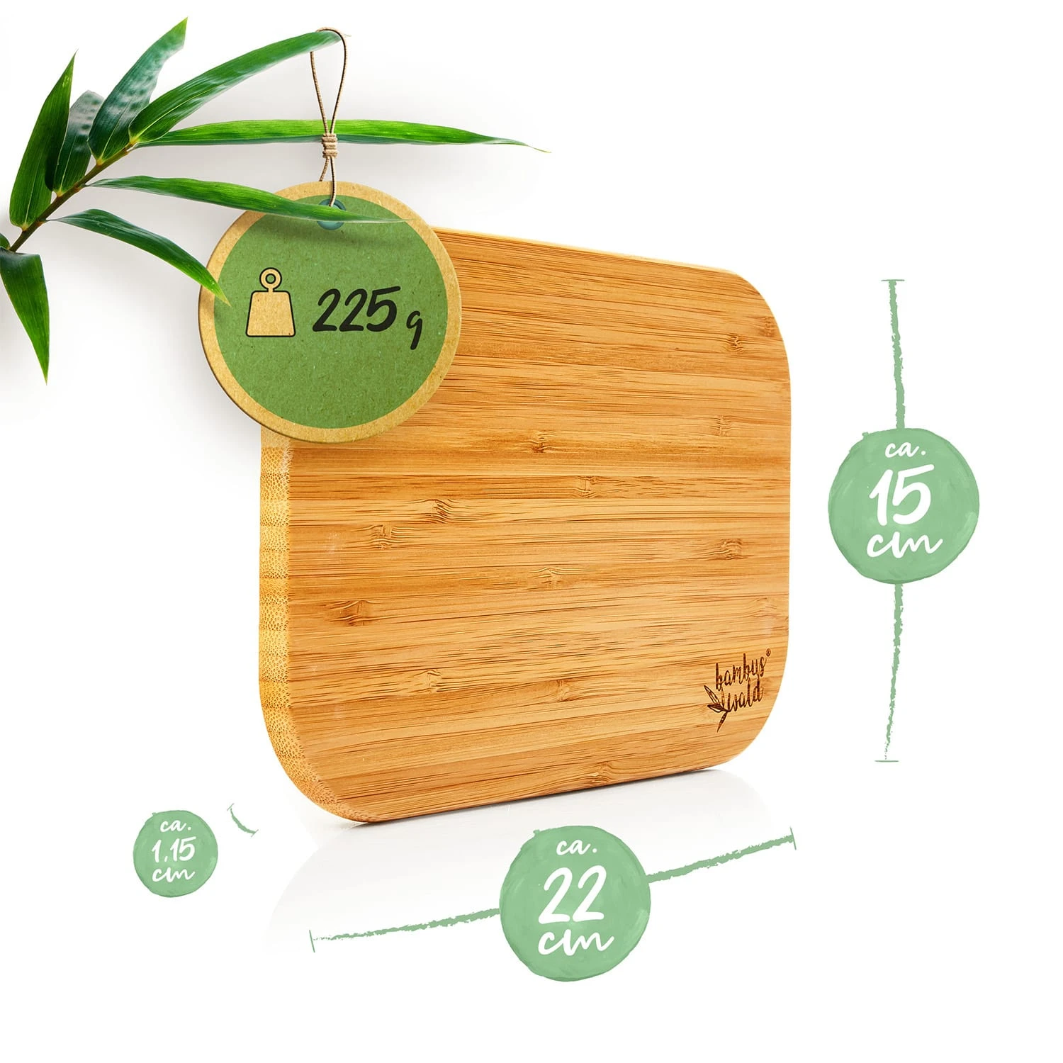 3er-Set Bambus-Frühstücksbrett 22 X 1,15 X 15 Cm (BxHxT) Pflegeleicht 9 3er-Set Bambus-Frühstücksbrett 22 X 1,15 X 15 Cm (BxHxT) Pflegeleicht – Bild 7