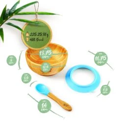 Kindergeschirr Mit Bambusschale Und Löffel 400 Ml Inkl. Saugnapf Ø: 13,7 Cm 13 Kindergeschirr Mit Bambusschale Und Löffel 400 Ml Inkl. Saugnapf Ø: 13,7 Cm -Klarstein 10038070 yy 0006 logo