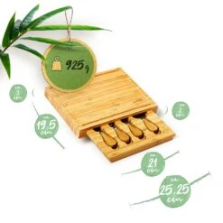 Käsebrett Mit Messerfach 25,2x3x19,5 Cm 4 Spezialmesser Pflegeleicht 15 Käsebrett Mit Messerfach 25,2x3x19,5 Cm 4 Spezialmesser Pflegeleicht -Klarstein 10038079 yy 0007 logo