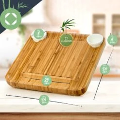 XXL-Käsebrett Schublade 34 X 4,5 X 34 Cm Käsebesteck Pflegeleicht -Klarstein 10038083 yy 0006 logo