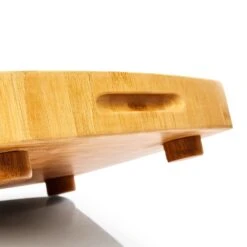 Bambus-Hackbrett 30 X 6,8 X 30 Cm (BxHxT) Standfüße Haltegriff Pflegeleicht -Klarstein 10038092 yy 0005 logo