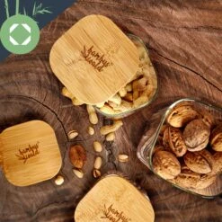 Eckiges Glas Mit Bambusdeckel Luftdicht Silikonring 6x25x6 Cm 500 Ml 13 Eckiges Glas Mit Bambusdeckel Luftdicht Silikonring 6x25x6 Cm 500 Ml -Klarstein 10038105 yy 0005 logo