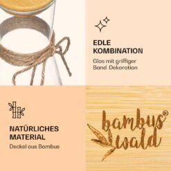 Glaskaraffe Mit Bambusdeckel Borosilikatglas Hitzebeständig 12 Glaskaraffe Mit Bambusdeckel Borosilikatglas Hitzebeständig -Klarstein 10038230 de 0004 logo