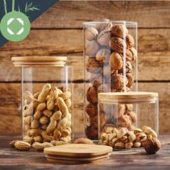 Eckiges Glas Mit Bambusdeckel Luftdicht Mit Silikonring 6x25x6 Cm 3x 500 Ml 12 Eckiges Glas Mit Bambusdeckel Luftdicht Mit Silikonring 6x25x6 Cm 3x 500 Ml -Klarstein 10038259 yy 0004 logo