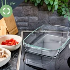 Ofenform 2600 Ml 355 X 55 X 220 Mm Hochwertiges Glas -Klarstein 10038266 yy 0004 logo