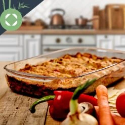 Ofenform 1600 Ml 280 X 50 X 200 Mm Hochwertiges Glas -Klarstein 10038267 yy 0006 logo