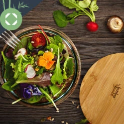 Glasschüssel 5er-Set Bambusdeckel Verschließbar BPA-frei Stapelbar 15 Glasschüssel 5er-Set Bambusdeckel Verschließbar BPA-frei Stapelbar -Klarstein 10038268 yy 0006 logo