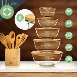 Glasschüssel 865 Ml Bambusdeckel Verschließbar BPA-frei Größe S 17 Glasschüssel 865 Ml Bambusdeckel Verschließbar BPA-frei Größe S -Klarstein 10038272 yy 0008 logo