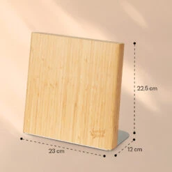 Messerblock Schräg, Magnetisch, Für 4-6 Messer, Bambus, Edelstahl 13 Messerblock Schräg, Magnetisch, Für 4-6 Messer, Bambus, Edelstahl -Klarstein 10038281 yy 0006 logo