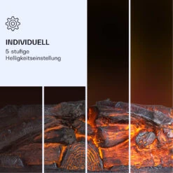 Kamini FXL 2G Elektrischer Kamin Kamineinsatz 1800 W LED-3D-Flammenillusion 14 Kamini FXL 2G Elektrischer Kamin Kamineinsatz 1800 W LED-3D-Flammenillusion -Klarstein 10038365 de 0005 logo