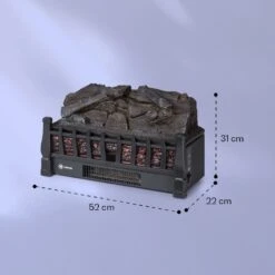 Kamini FXL 2G Elektrischer Kamin Kamineinsatz 1800 W LED-3D-Flammenillusion 16 Kamini FXL 2G Elektrischer Kamin Kamineinsatz 1800 W LED-3D-Flammenillusion -Klarstein 10038365 yy 0007 logo