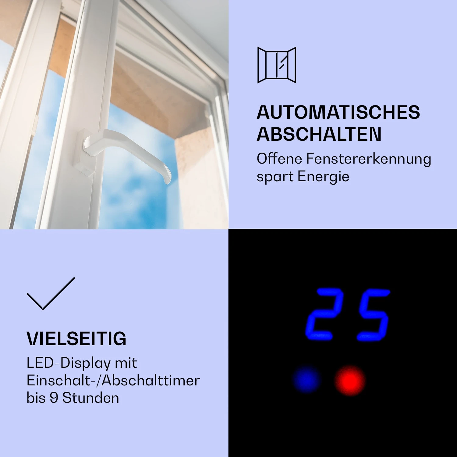 Studio Light & Fire 1 Smart Kamin 1000/2000W MDF WiFi-Steuerung 6 Studio Light & Fire 1 Smart Kamin 1000/2000W MDF WiFi-Steuerung – Bild 4