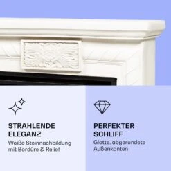 Frosty Peak Elektrischer Kamin 1800 W 10 Bis 30 °C Fernbedienung -Klarstein 10038397 de 0003 logo