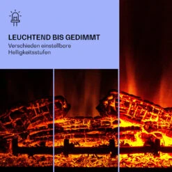 Frosty Peak Elektrischer Kamin 1800 W 10 Bis 30 °C Fernbedienung -Klarstein 10038397 de 0005 logo