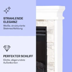 Nevis Peak Elektrischer Kamin 1800 W Heizfunktion 10 Bis 30 °C Fernbedienung 11 Nevis Peak Elektrischer Kamin 1800 W Heizfunktion 10 Bis 30 °C Fernbedienung -Klarstein 10038399 de 0003 logo