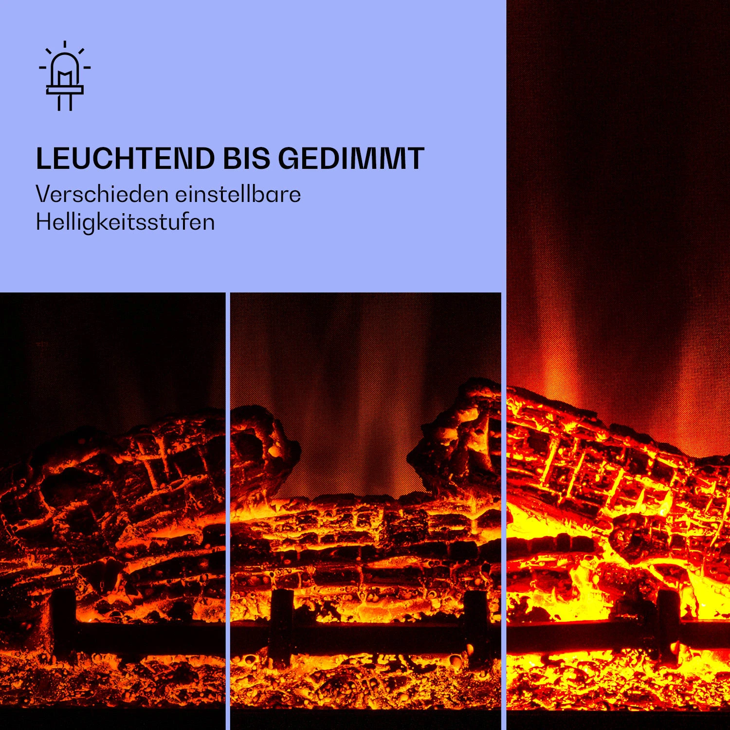 Nevis Peak Elektrischer Kamin 1800 W Heizfunktion 10 Bis 30 °C Fernbedienung 7 Nevis Peak Elektrischer Kamin 1800 W Heizfunktion 10 Bis 30 °C Fernbedienung – Bild 5