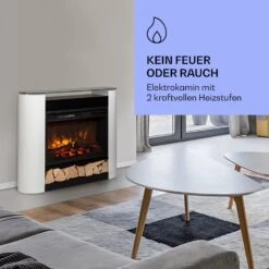 Studio 10 Arc Elektrokamin 1800 W LED-Flammen Heizlüfter Fernbedienung -Klarstein 10038402 de 0002 logo