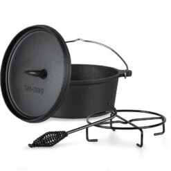 Galloway Dutch Oven 4.5 BBQ-Topf Gusseisen Größe S / 4.5 Qt