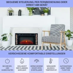 Saint Helens Elektrokamin 1900 W LED-Technik Fernbedienung 14 Saint Helens Elektrokamin 1900 W LED-Technik Fernbedienung -Klarstein 10038615 de 0006 usp
