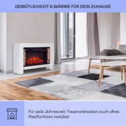 Studio Loft 2 Elektrokamin 1900 W LED-Technik Fernbedienung -Klarstein 10038617 de 0004 usp
