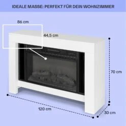 Studio Loft 2 Elektrokamin 1900 W LED-Technik Fernbedienung -Klarstein 10038617 de 0005 usp