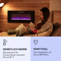 Galeras Elektrischer Wand- Und Einbaukamin 1800 W LED 3 Farben Timer 11 Galeras Elektrischer Wand- Und Einbaukamin 1800 W LED 3 Farben Timer -Klarstein 10038687 de 0002 logo