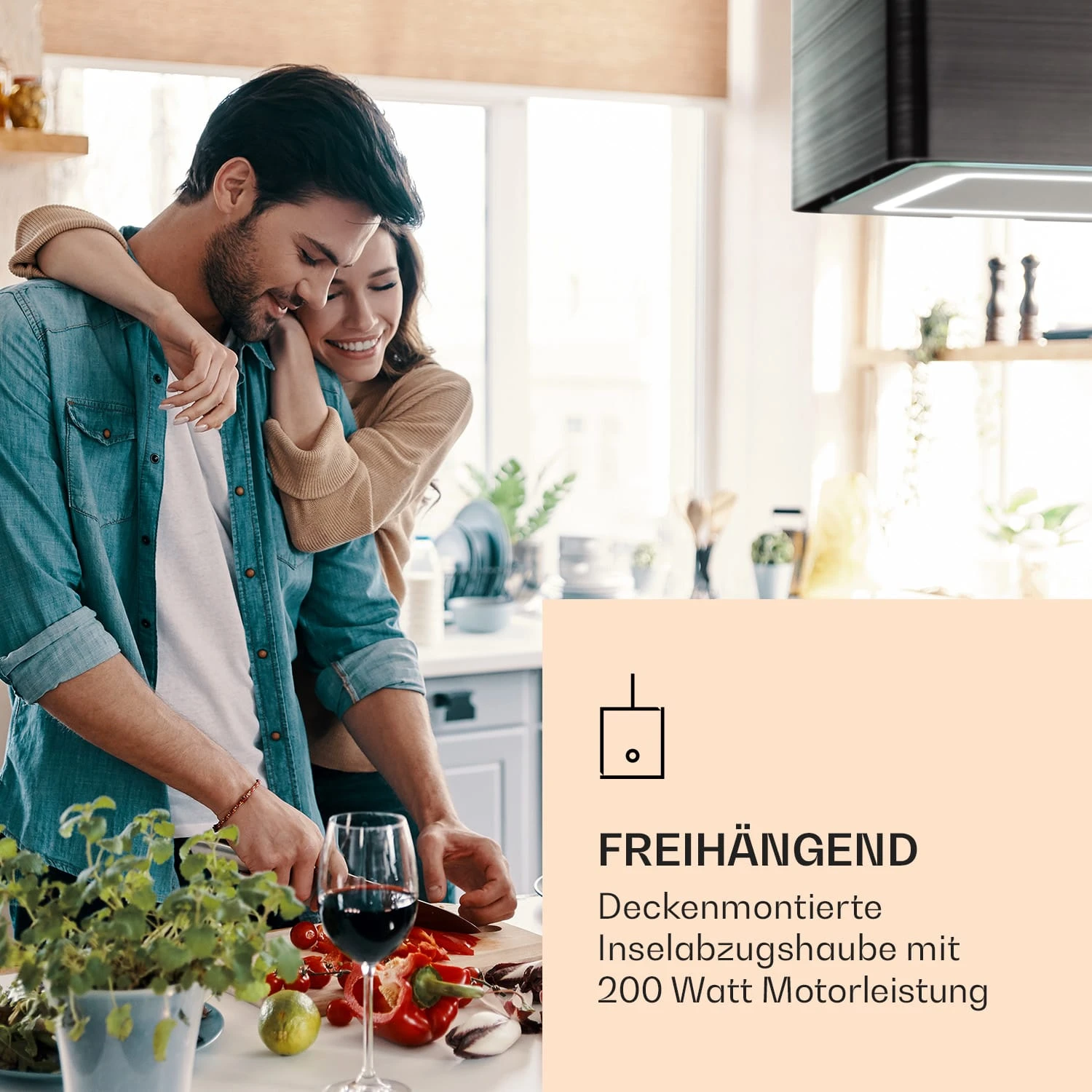 Futurelight Smart Inselabzugshaube Umluft 420m³/h LED Edelstahl 4 Futurelight Smart Inselabzugshaube Umluft 420m³/h LED Edelstahl – Bild 2