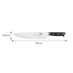 Alpha-Royal Japanese Serie 10" Chefkochmesser Damaszener-Stahl -Klarstein 10038988 yy 0006 logo