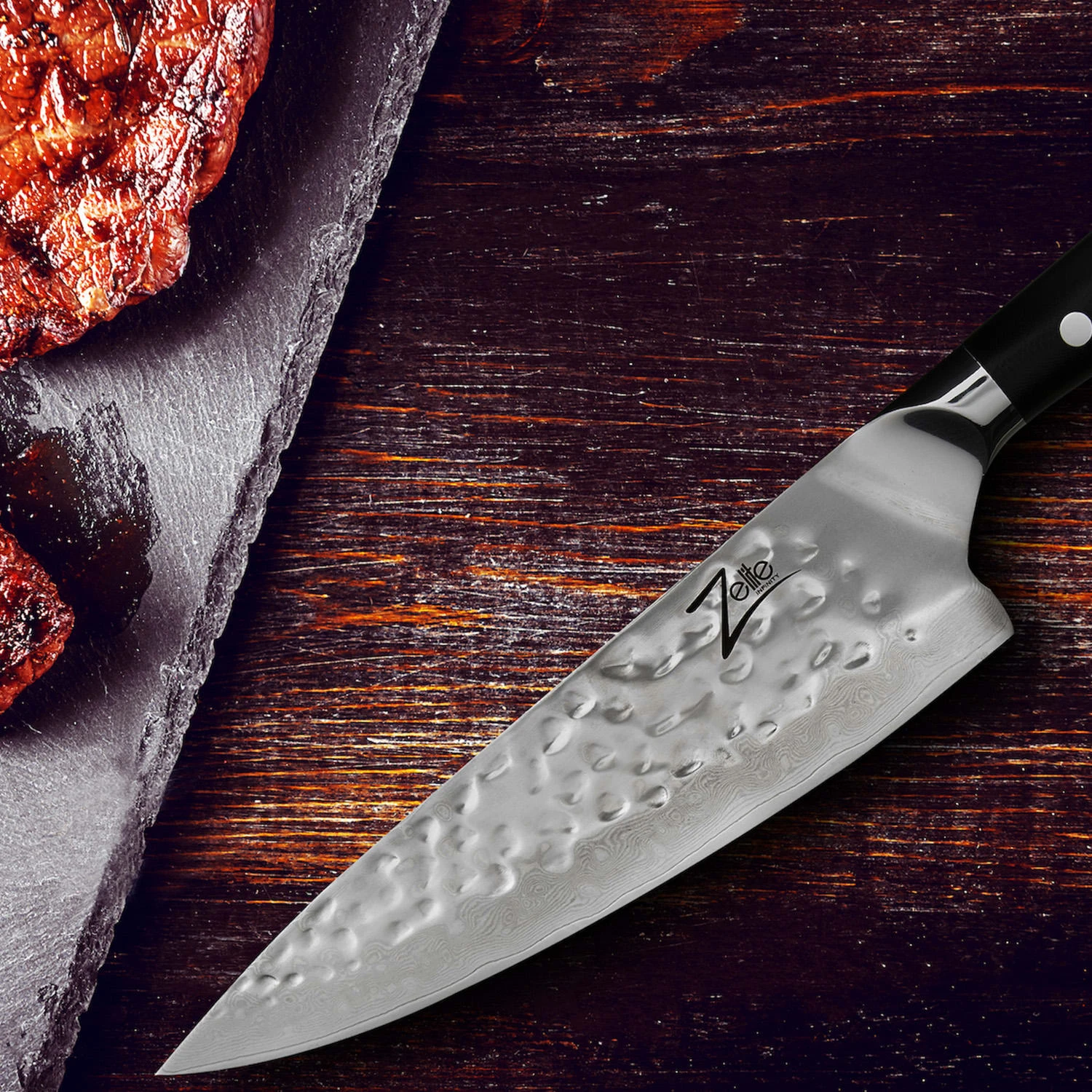 Alpha-Royal Japanese Serie 8" Chefkochmesser Damaszener-Stahl 67-lagig 7 Alpha-Royal Japanese Serie 8" Chefkochmesser Damaszener-Stahl 67-lagig – Bild 5