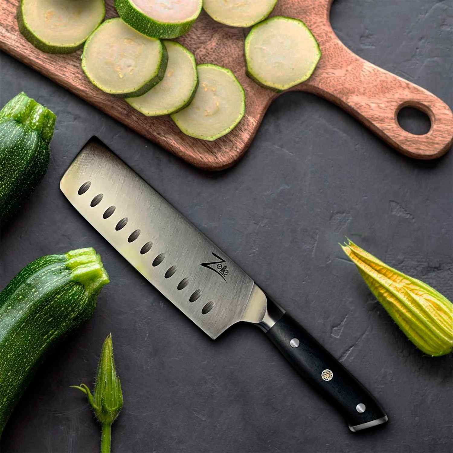 Alpha-Royal German 7" Nakirimesser 56 HCR Edelstahl 5 Alpha-Royal German 7" Nakirimesser 56 HCR Edelstahl – Bild 3